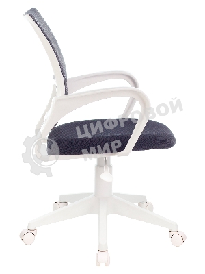 Кресло Бюрократ CH-W695NLT TW-04 TW-12 темно-серый, сетка/ткань, 120 кг, механизм качания