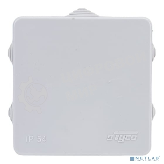 Коробка расп. для о/п Рувинил 67040 Тусо 85х85х40мм, 6 вводов, IP54