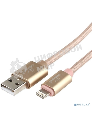 Кабель Cablexpert для Apple CC-U-APUSB02Gd-1.8M, AM/Lightning, серия Ultra, длина 1.8м, золотой, блистер
