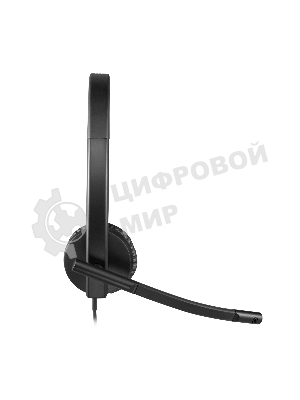 Гарнитура Logitech USB Headset H570e Stereo чёрный, проводная, USB