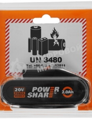 Аккумулятор WA3601 для газонокосилки Worx WG779E, WG744E 2000mAh, 20V Li-ion
