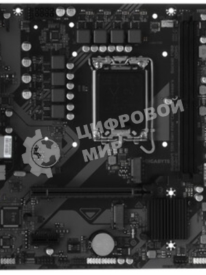 Материнская плата Gigabyte B760M E, LGA 1700, Intel B760, 2xDDR5, 4xSATA, 2xM.2, 1xPCIe 4.0 x16, 1xPCIe x1, 1xVGA, 1xHDMI, 1xDP, 1x1Gb LAN, 4xUSB-A 5Gbps, 2xUSB-A 2.0, 3x3.5 мм, 7.1, mATX