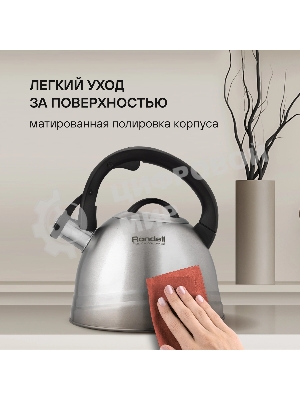 Чайник металлический Rondell Zart RDS-1828 2.7л. стальной