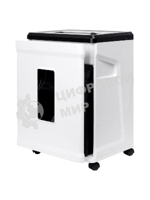 Шредер ГЕЛЕОС УМ26-4, (DIN P-4), фрагмент 3,9х35мм, 14-17 лист (70г/м2), CD/пл.карты/скрепки/скобы, 26 литров