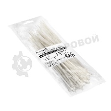 Стяжка (хомут) нейлоновая ExeGate CV66-120x2.5W (нейлон 6.6, 120x2.5 мм, неоткрывающаяся, halogen free, -40°C - +85°C, белая, 100 шт)