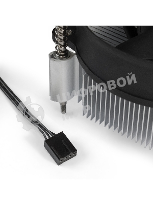Кулер для процессора ExeGate ETA-20.PWM.V1700 серебристый, 90 мм, алюминий, 2600 об/мин, 23.5 дБ, 4 pin, 90 Вт, 60 мм