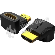 Адаптер-переходник Vention HDMI v2.0 19M/19F угол 90