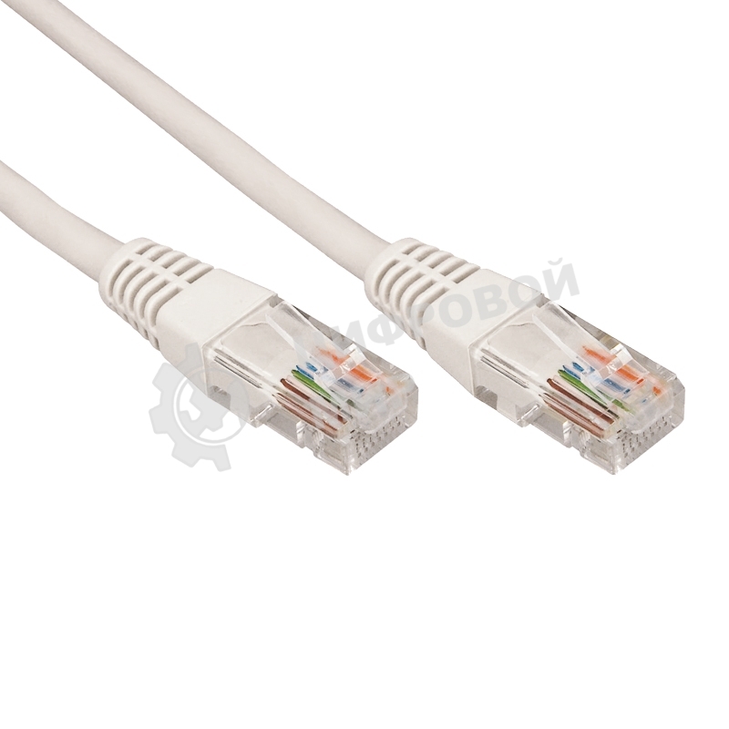 Патч-корд U/UTP Rexant cat.5e, RJ45-RJ45, 26AWG, ZH нг(А)-HF, серый, 3 м