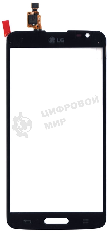 Сенсорное стекло (тачскрин) для LG G PRO LITE D680 D684, черное