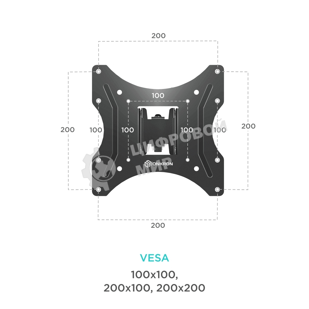Кронштейн ONKRON M2S для телевизора 17