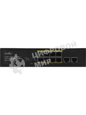 Коммутатор Cudy GS1010P, 8×1 Гбит/с, 2×1 Гбит/с