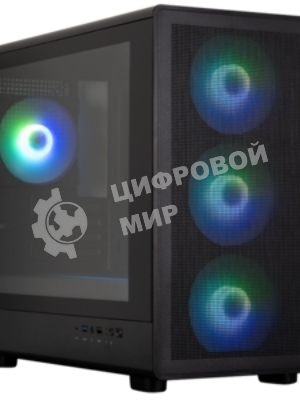 Компьютерный корпус ZALMAN M5, MATX, BLACK, WINDOW, 1xCombo (3.5'' or 2.5''), 1x3.5