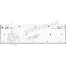 Клавиатура Acer OKW503 белый USB Multimedia (ZL.KBD11.00Q) кабель 1.8м