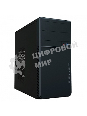 Компьютерный корпус MidiTower Powerman ES861 черный PM-450ATX 4*USB 2.0 Audio mATX
