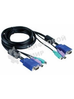 Переключатель D-Link DKVM-CB Кабель KVM длиной 1,8 м с разъемами PS2