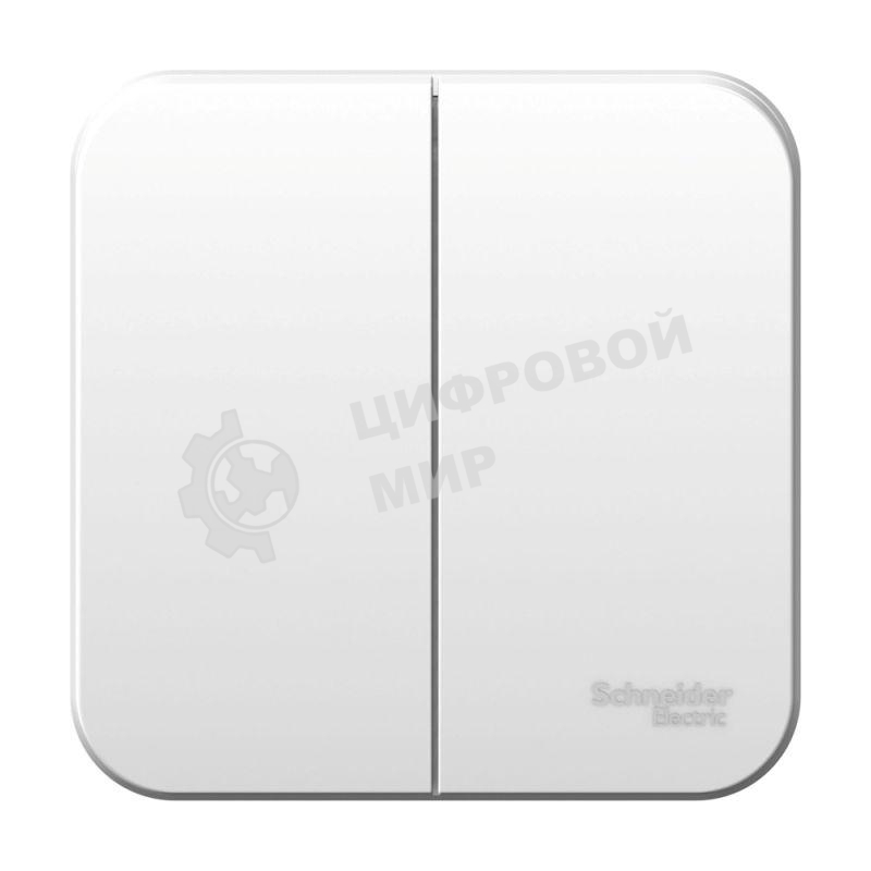 Выключатель 2-кл. ОП Blanca (сх.5) 10А 250 В изол. пласт. белый SchE BLNVA105011