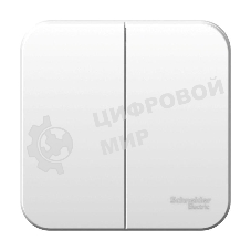 Выключатель 2-кл. ОП Blanca (сх.5) 10А 250 В изол. пласт. белый SchE BLNVA105011