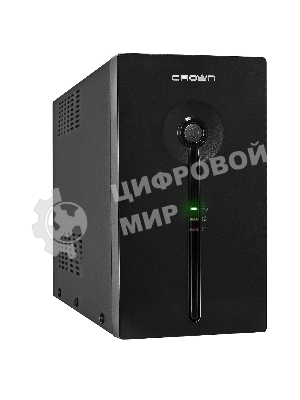 Источник бесперебойного питания Crown CMU-SP800 COMBO USB/800 ВА\480 Вт/7 x компьютерная/евророзетка (C13/Schuko)