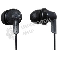 Проводные наушники Panasonic RP-HJE120 черный, внутриканальные, Jack 3.5 мм