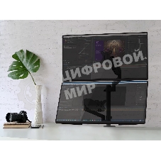 Кронштейн (держатель) ONKRON G140 для двух мониторов 13