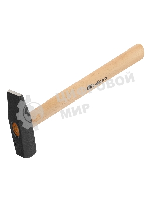 Молоток слесарный Сибртех, 800 г, квадратный боек, деревянная рукоятка