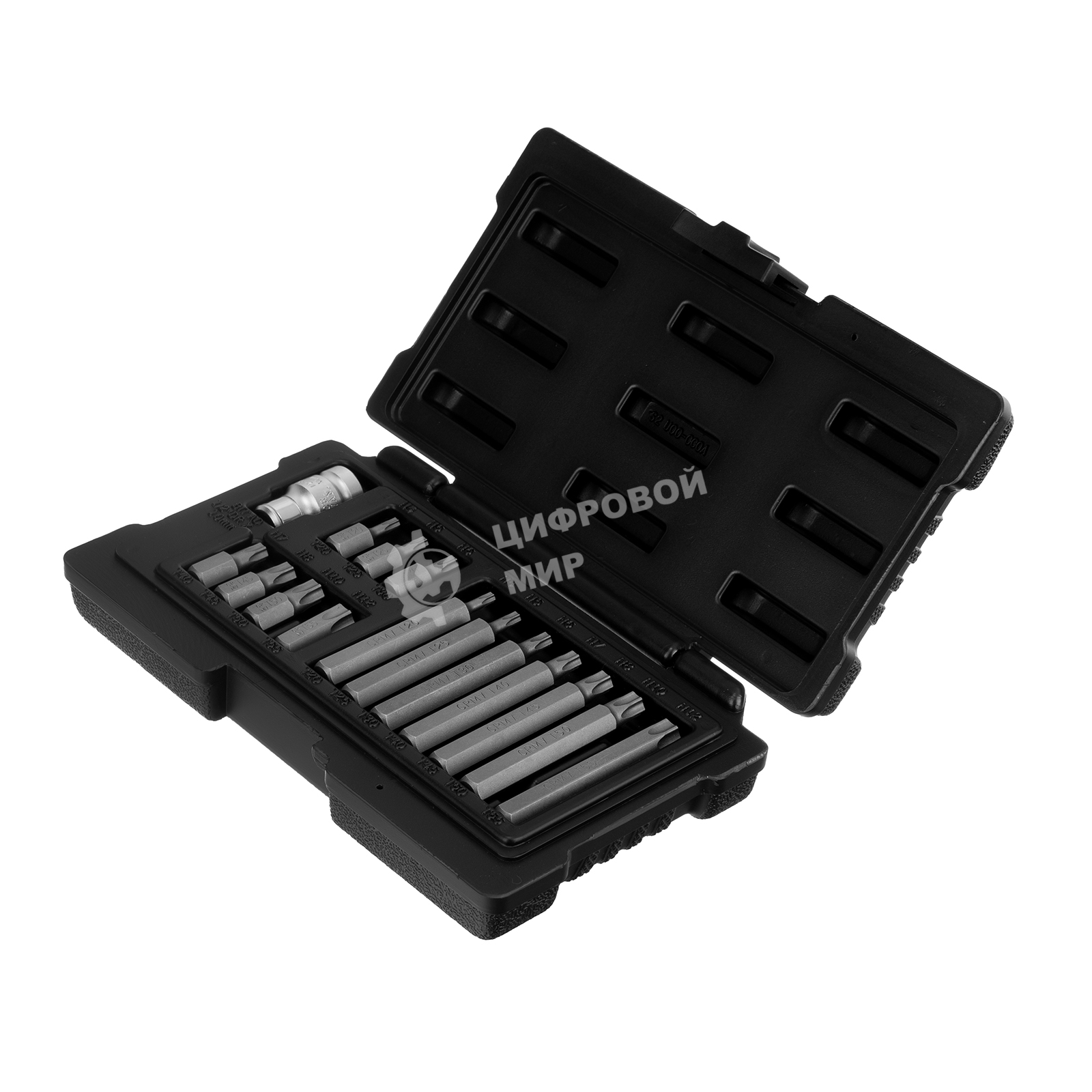 Набор бит Stels TORX, хвостовик-шестигранник, 10 мм, CrV, 15 предм.