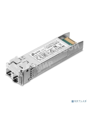 Трансивер TP-Link 10G SFP+ Module, LC connector, 50/125um or 62.5/125um Multi-mode, 850nm wavelength, distance up to 300m.