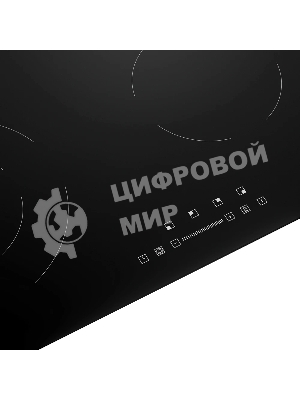 Варочная поверхность Monsher MHE 6013, электрическая, Hi-Light, 9 уровней мощности, бустер, автоматическое отключение, таймер, индикатор остаточного тепла, сенсорное управление, черный