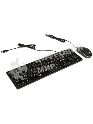 Комплект клавиатура+мышь Dialog KMGK-1707U проводной, USB, 1600 DPI, белый