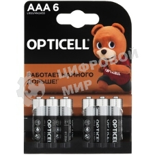 Элемент питания алкалиновый AAA/LR03 (блист. 12шт) Basic Opticell 5051011