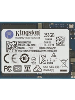 Накопитель SSD Kingston KC600, 256Gb, mSATA, R/W 550/500