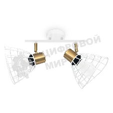 Светильник Ambrella light TR8601/2 WH/GD белый/золото E27*2 max 40W 260*154*230