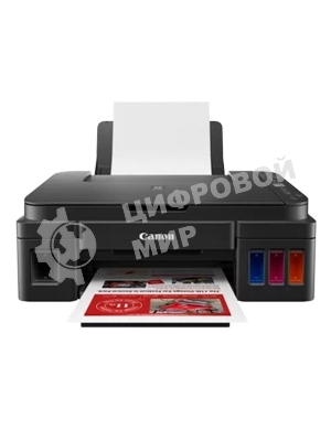 МФУ струйное Canon PIXMA G3416 (2315C052), А4, цветной, печ. 8.8 стр/мин. (ч/б) 5 стр/мин. (цвет), скан. до 3 стр/мин., 4800x1200 dpi (печать) 1200х600 dpi (скан.), USB, Wi-Fi