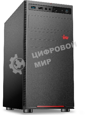 Компьютер IRU Planio 310H6SEV MT i3 12100 (3.3) 16Gb SSD 512Gb UHDG 730 FreeDOS GbitEth 400W черный (RUS) (2112845)
