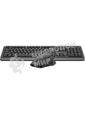 Комплект клавиатура+мышь A4Tech FStyler FG1035 беспроводной, USB, 2000 DPI, чёрный/серый