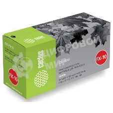 Картридж лазерный Cactus CS-FX10S черный (2000 стр.) для Canon MF4000/4100/4200/4600/FAX-L95/100/120