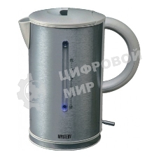 Чайник электрический Mystery MEK-1614 1.7 л, 2200 Вт, серый (корпус: пластик)