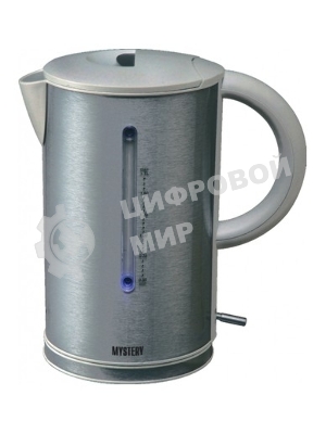 Чайник электрический Mystery MEK-1614 1.7 л, 2200 Вт, серый (корпус: пластик)