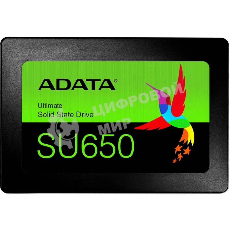 Накопитель SSD ADATA SU650, 480Gb, SATA III, 2.5