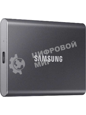 Внешний SSD Samsung T7, 2TB, USB 3.2 Gen 2 Type-C, R/W 1050/1000, титан