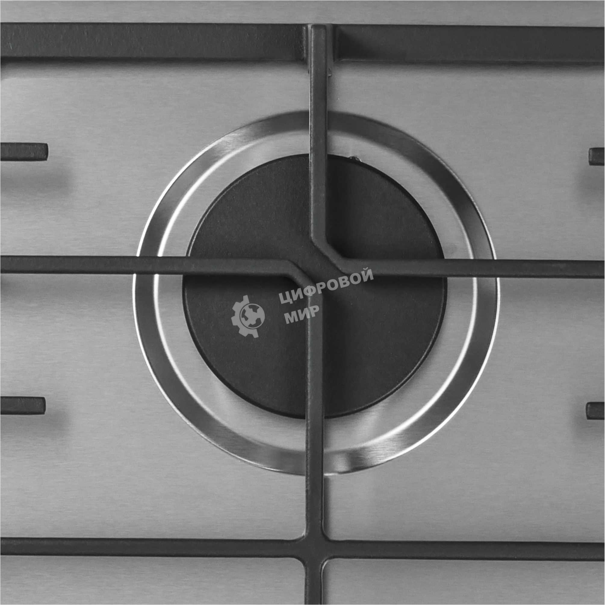 Газовая варочная панель LEX GVS 321 Inox 4000Вт 2 комфорки нерж.сталь