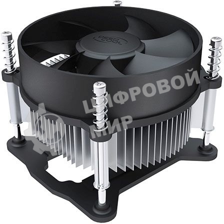 Кулер для процессора DEEPCOOL CK-11508 PWM черный, 92 мм, алюминий, 2200 об/мин, 30.1 дБ, 4 pin, 65 Вт, 70 мм