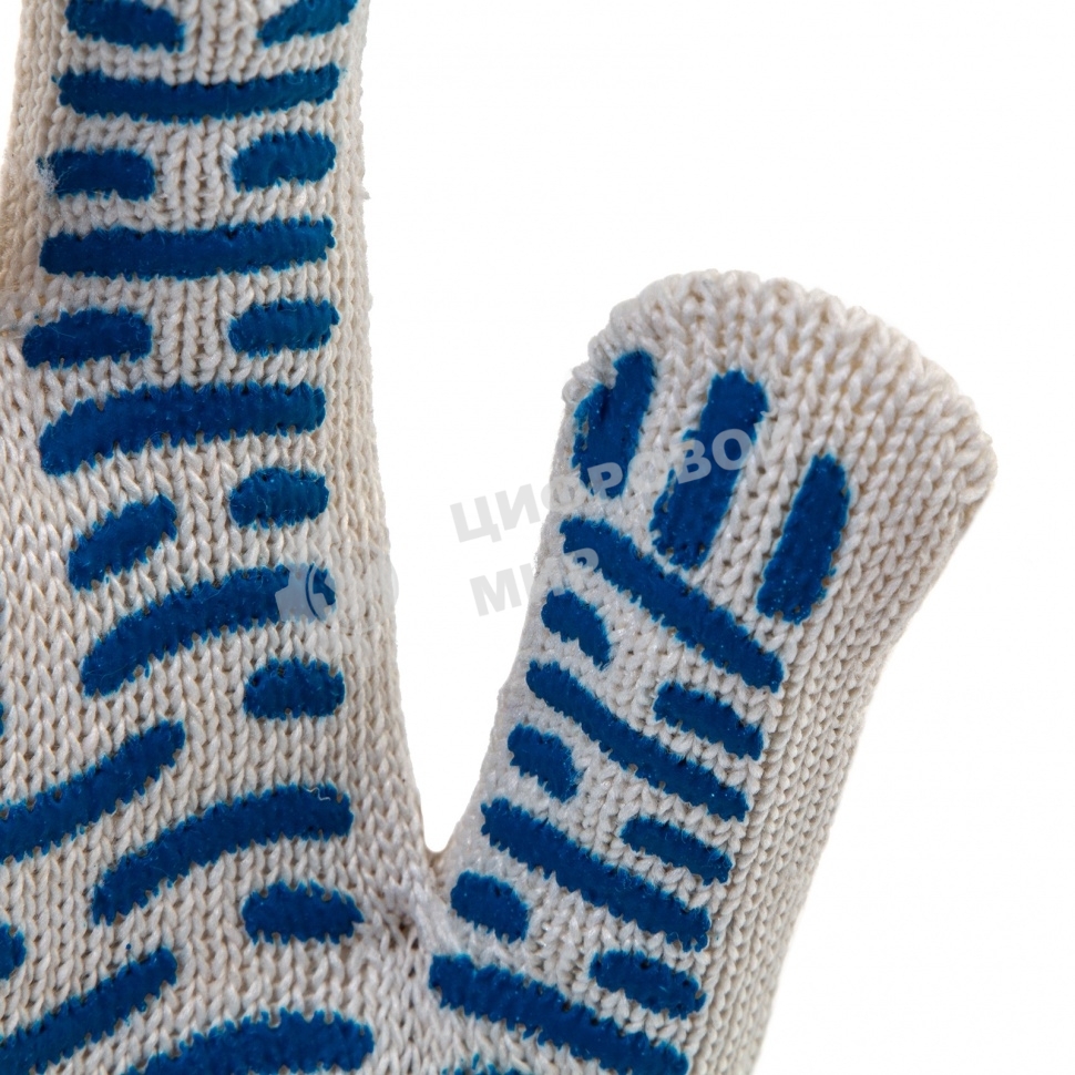 Перчатки трикотажные, ПВХ-покрытие 