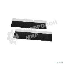 Комплект щеточного ввода в шкаф, универсальный, черный