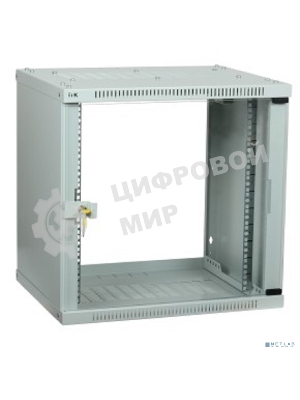 Шкаф ITK LWE3-09U64-GF LINEA WE 9U 600x450 мм дверь стекло серый