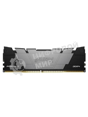 Оперативная память Kingston Fury Renegade, DDR4, 32GB (2x16GB), 3200MHz, CL16, DIMM, с радиаторами, серый/черный