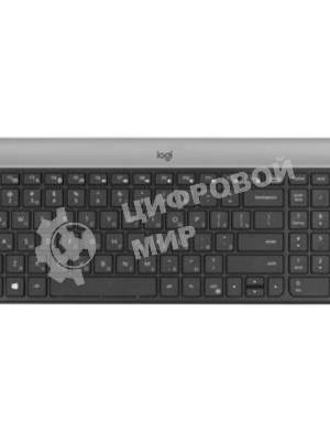 Комплект клавиатура+мышь Logitech MK470 беспроводной, USB, 1000 DPI, чёрный