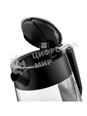Электрочайник BRAYER BR6102 черный, 1.7 л, 2200 Вт, скрытый нагревательный элемент