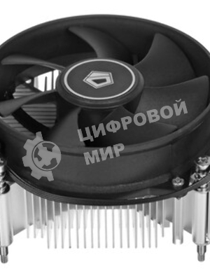 Кулер ID-COOLING DK-19 PWM серебристый/черный 92мм алюминий 2200rpm 26db 4-pin 95W 55мм