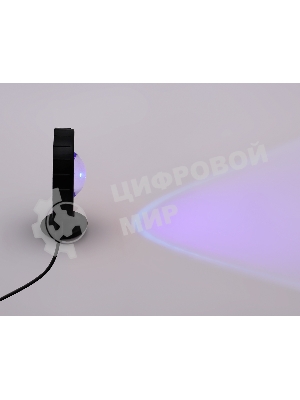 Атмосферная светодиодная настольная лампа Ambrella light DE8383 BK черный LED RGB 3W (ПДУ RGB)